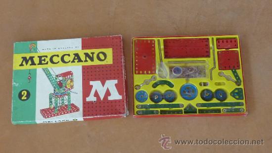 Juegos construcci&oacute;n - Meccano: Antiguo meccano num 2 en ingles. Completo. - Foto 1