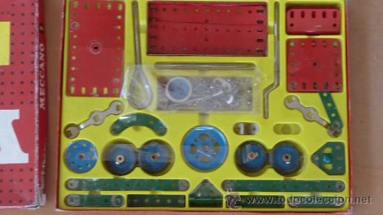 Juegos construcci&oacute;n - Meccano: Antiguo meccano num 2 en ingles. Completo. - Foto 3