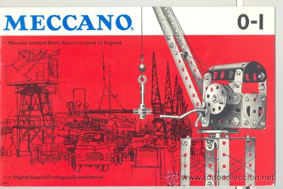 Juegos construcci&oacute;n - Meccano: LIBRO DE MODELOS PARA LOS EQUIPOS 0-1  DE MECCANO - Foto 1