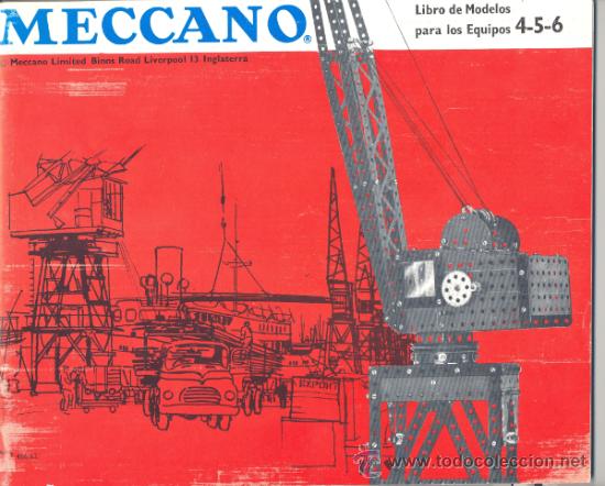 Juegos construcci&oacute;n - Meccano: LIBRO DE MODELOS PARA LOS EQUIPOS 4-5-6  DE MECCANO - Foto 1