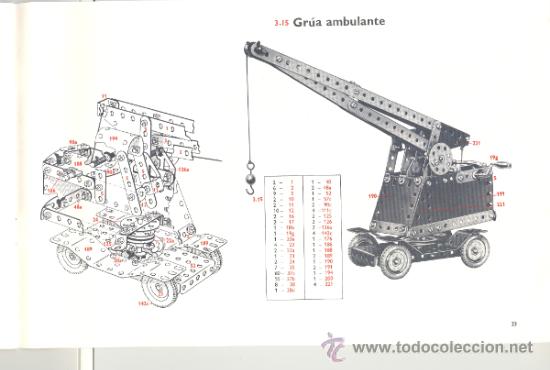 Juegos construcci&oacute;n - Meccano: LIBRO DE MODELOS PARA LOS EQUIPOS 4-5-6  DE MECCANO - Foto 3