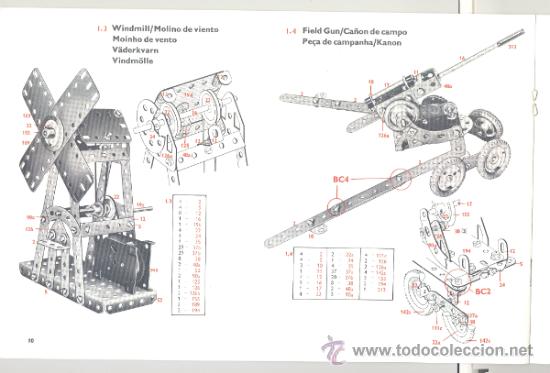 Juegos construcci&oacute;n - Meccano: LIBRO DE MODELOS PARA LOS EQUIPOS 0-1  DE MECCANO - Foto 3