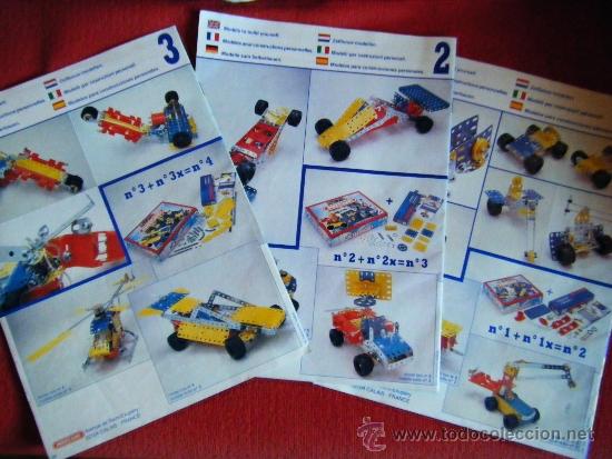 Juegos construcci&oacute;n - Meccano: MECCANO LOTE CATALOGOS - Foto 3