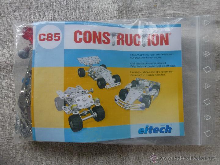 Juegos construcci&oacute;n - Meccano: EITECH -KIT CONSTRUCTION MODELO C85 - COCHE A MONTAR - Foto 1