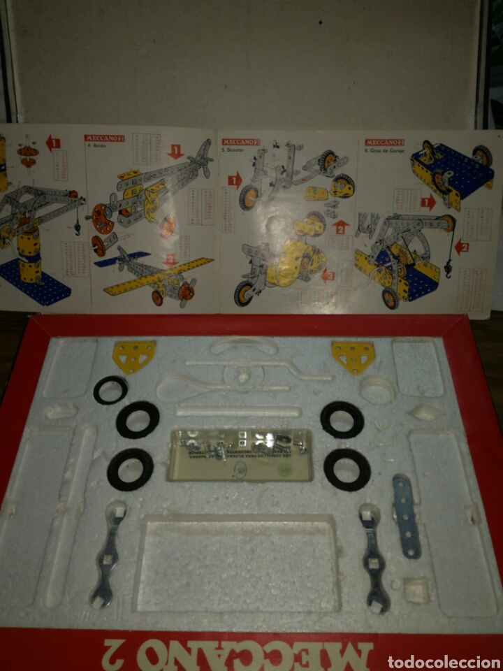 Juegos construcci&oacute;n - Meccano: Meccano 2 EXIN incompleto - Foto 3