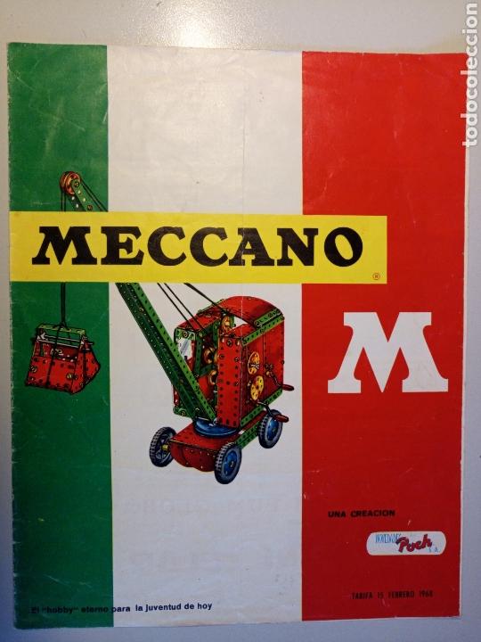 Juegos construcci&oacute;n - Meccano: Tarifa catalogo Meccano 1968 - Foto 1