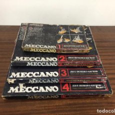 Juegos construcción - Meccano: LOTE MECCANO 1, 2, 3 Y 4 DE EXIN. Lote 114825787