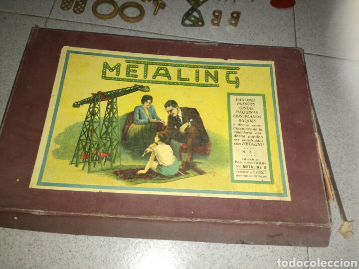 Juegos construcción - Meccano: Antiguo Metaling casi completo - Foto 1 - 135616970