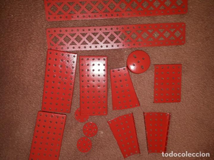 Juegos construcci&oacute;n - Meccano: Caja con piezas restauradas de meccano - Foto 3