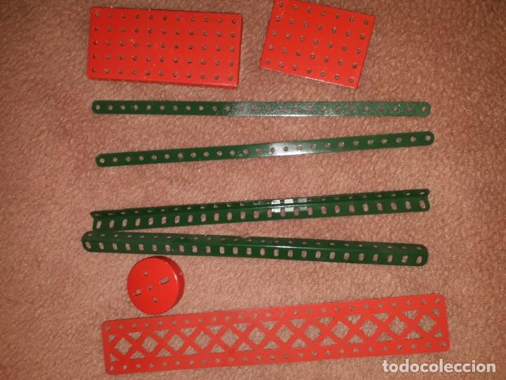 Juegos construcci&oacute;n - Meccano: Caja con piezas restauradas de meccano - Foto 4