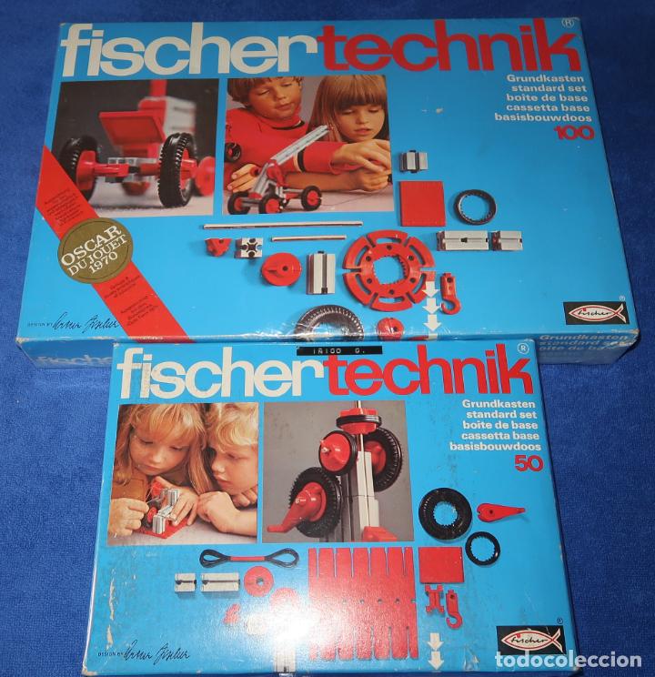 Juegos construcci&oacute;n - Meccano: Fischer Technik 50 - Fischer Technik 100 (1970) - Foto 1