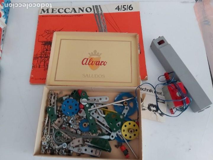 Juegos construcci&oacute;n - Meccano: LOTE DE PIEZAS MECCANO - Foto 1