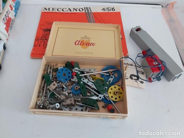 Juegos construcci&oacute;n - Meccano: LOTE DE PIEZAS MECCANO - Foto 2