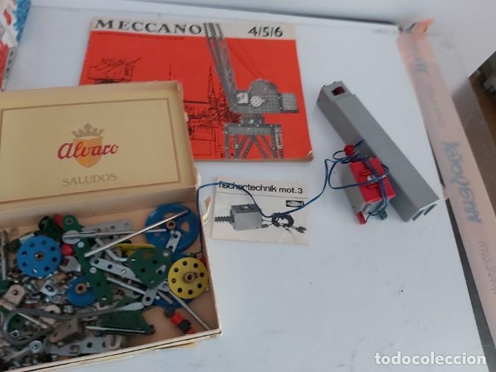 Juegos construcci&oacute;n - Meccano: LOTE DE PIEZAS MECCANO - Foto 3