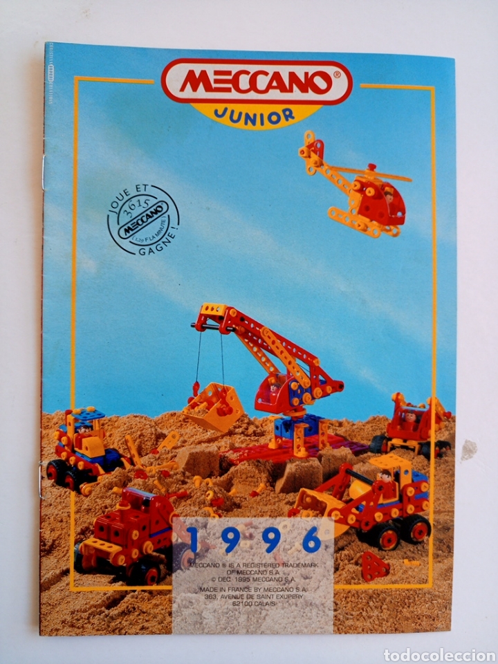 Juegos construcci&oacute;n - Meccano: Cat&aacute;logo Meccano de 1996 - Foto 1