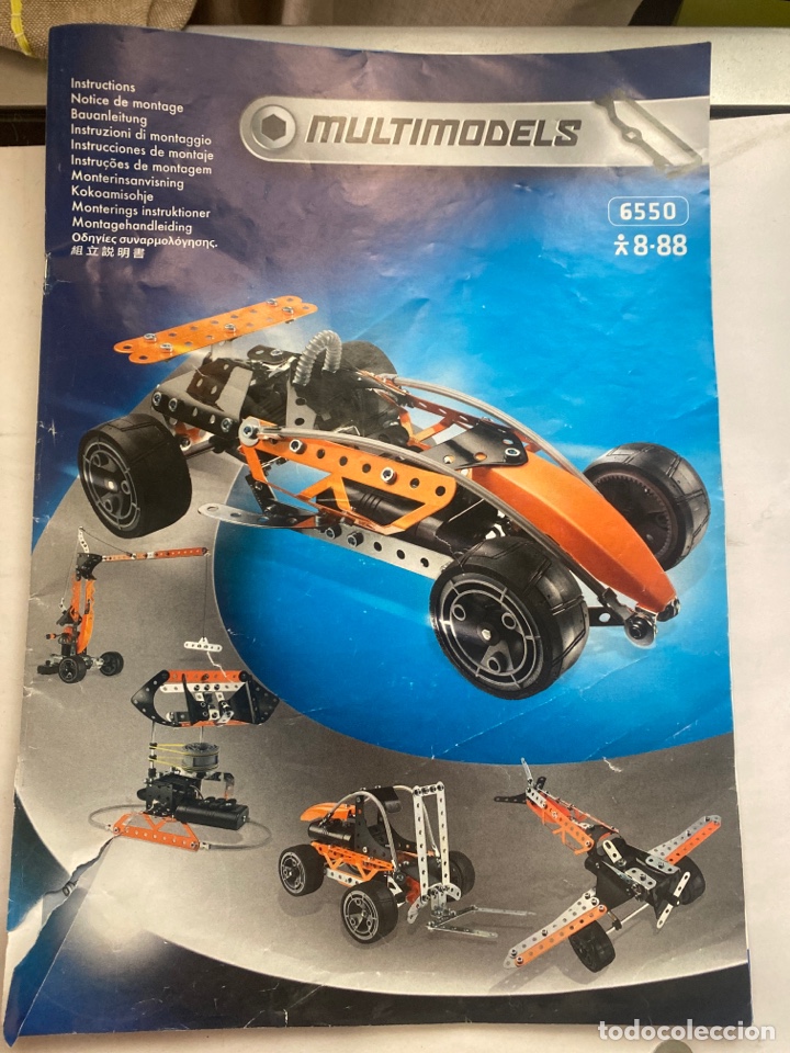 Juegos construcci&oacute;n - Meccano: LOTE MECCANO CON INSTRUCCIONES - Foto 2