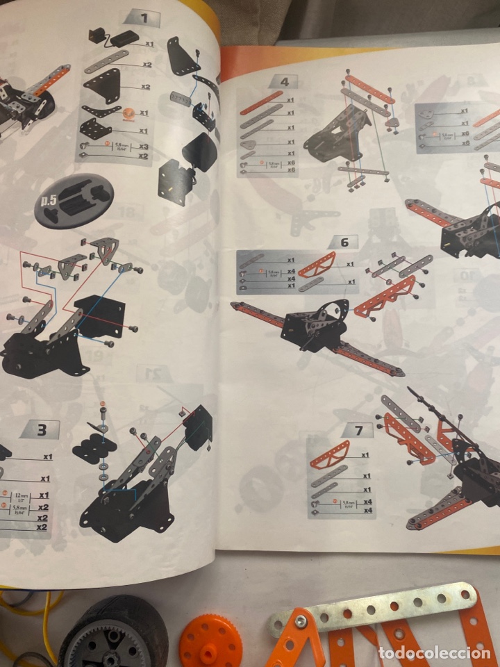 Juegos construcci&oacute;n - Meccano: LOTE MECCANO CON INSTRUCCIONES - Foto 3