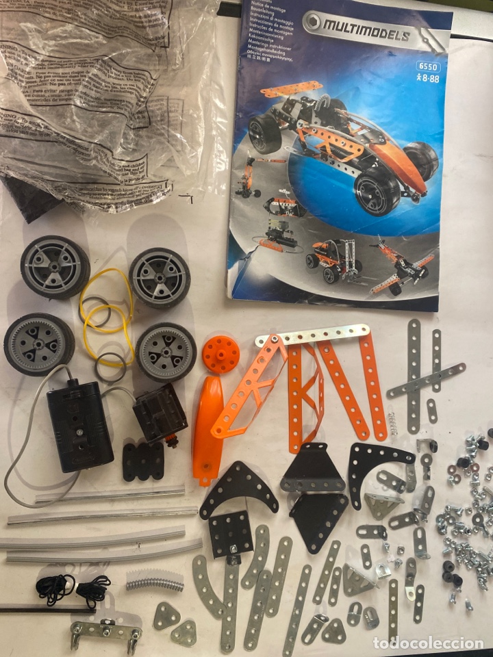 Juegos construcci&oacute;n - Meccano: LOTE MECCANO CON INSTRUCCIONES - Foto 1