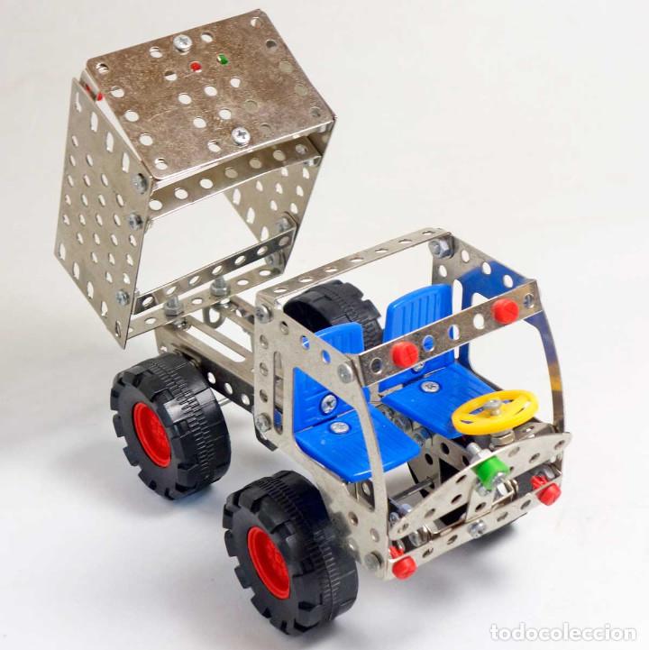 camión volquete de juguete metal tipo mecano - Acheter Jeux de construction  Meccano anciens sur todocoleccion