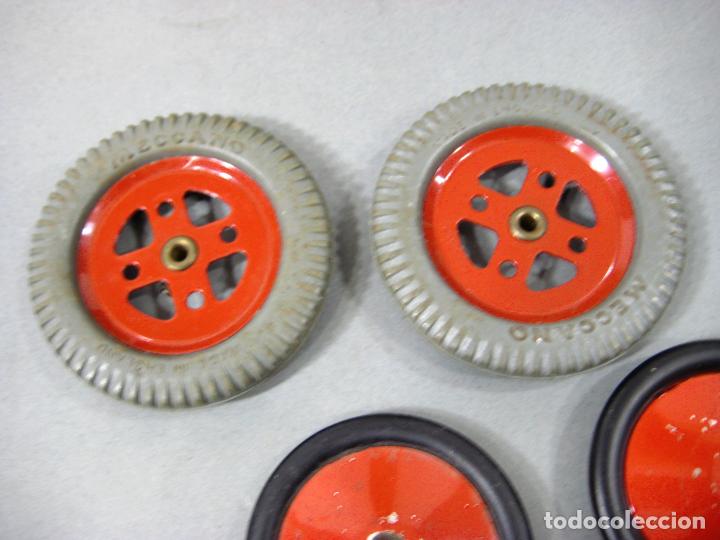 Juegos construcci&oacute;n - Meccano: LOTE DERUEDAS DE MECCANO - Foto 3