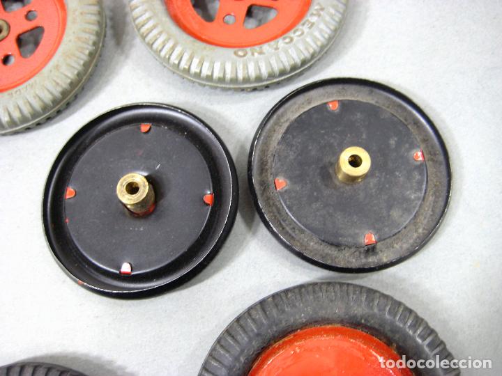 Juegos construcci&oacute;n - Meccano: LOTE DERUEDAS DE MECCANO - Foto 5