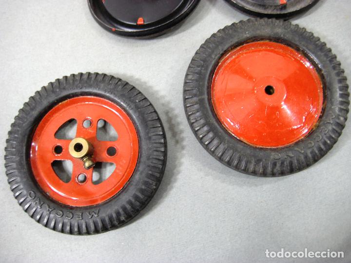 Juegos construcci&oacute;n - Meccano: LOTE DERUEDAS DE MECCANO - Foto 6