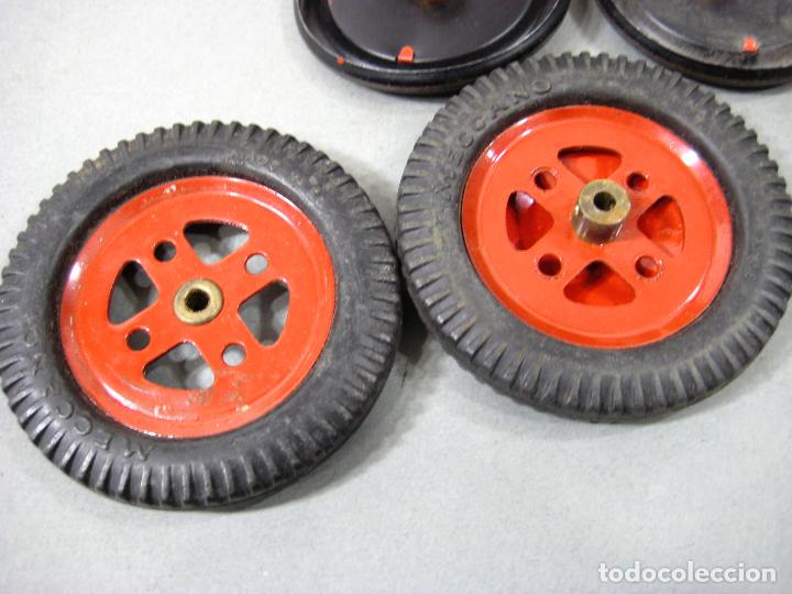Juegos construcci&oacute;n - Meccano: LOTE DERUEDAS DE MECCANO - Foto 7