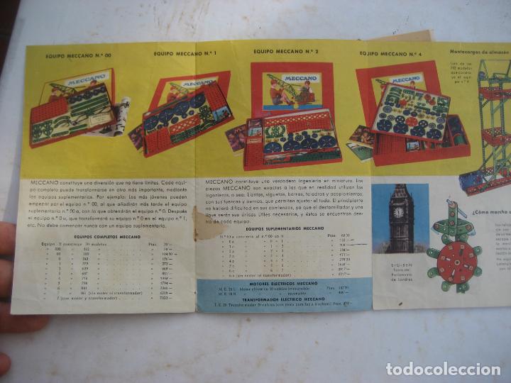 Juegos construcci&oacute;n - Meccano: Meccano. Triptico catalogo, modelos y precios. - Foto 3
