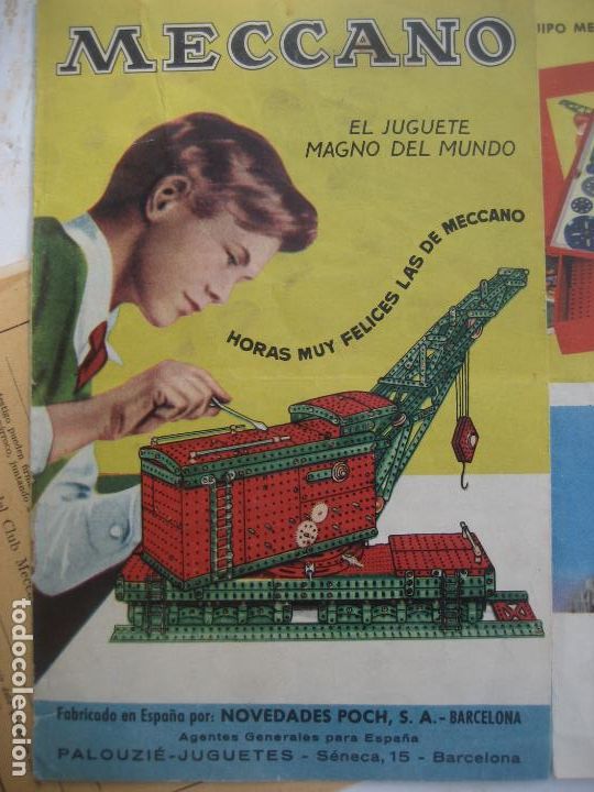 Juegos construcci&oacute;n - Meccano: Meccano. Triptico catalogo, modelos y precios. - Foto 1