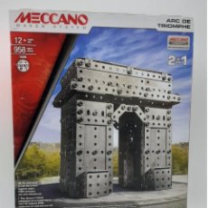 Juegos construcción - Meccano: MECCANO MARKER SYSTEM 2 EN 1, EMPIRE STATE BUILDING Y ARCO DEL TRIUNFO. 958 PIEZAS.. Lote 358288245
