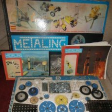 Juegos construcción - Meccano: METALING 5 CON CATÁLOGOS EN CAJA ORIGINAL-COMPATIBLE MECANO - AÑO 1970 NOVEDADES POCH BARCELONA. Lote 365657526