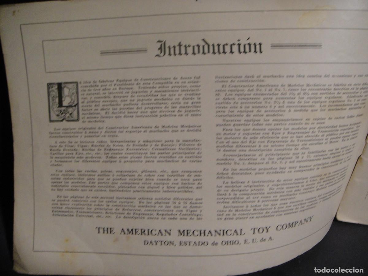 Juegos construcci&oacute;n - Meccano: manual de instrucciones - el constructor americano de modelos mecanicos - Foto 2