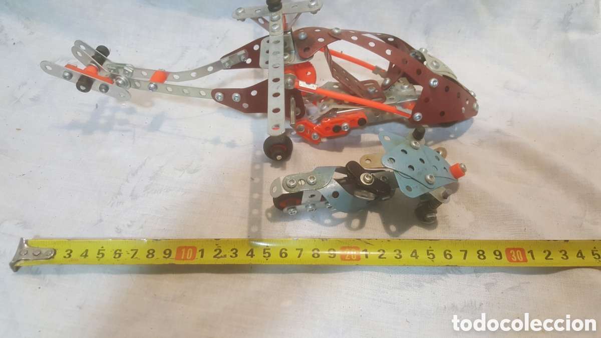 Juegos construcci&oacute;n - Meccano: LOTE MECCANO METAL - Foto 2