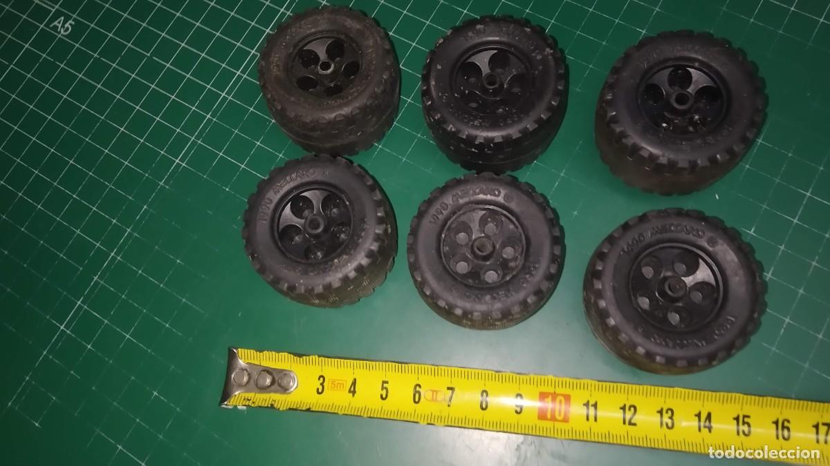 Juegos construcci&oacute;n - Meccano: Meccano. Lote 6 Ruedas - Foto 5
