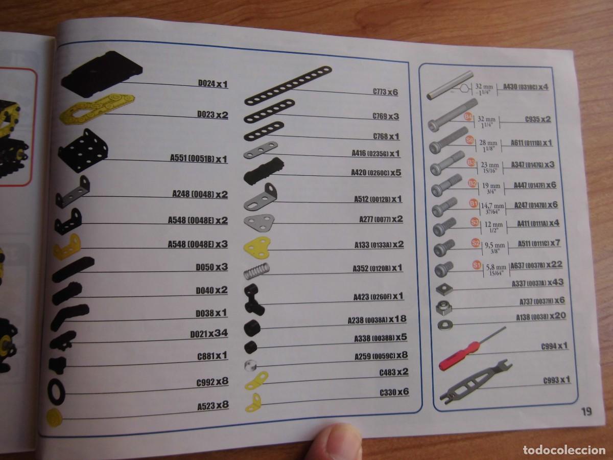 Juegos construcci&oacute;n - Meccano: MECCANO MAKER SYSTEM EXCAVATOR PELLETEUSE - Foto 6