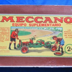 Juegos construcción - Meccano: MECCANO EQUIPO SUPLEMENTARIO 2 A. AGENTE PARA ESPAÑA. PALOUZIÉ. BARCELONA, SIN FECHA.