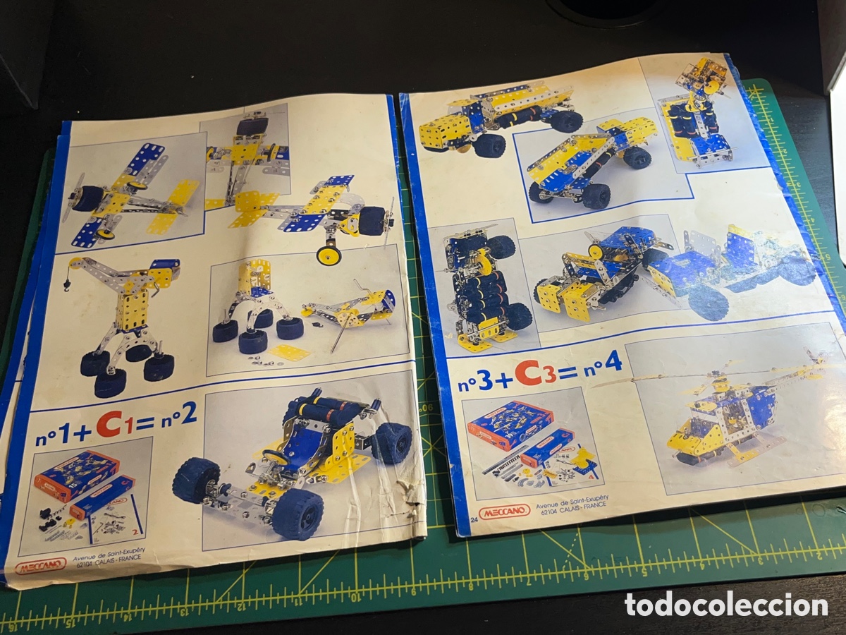 Juegos construcci&oacute;n - Meccano: 2 libros instrucciones Meccano - Foto 3
