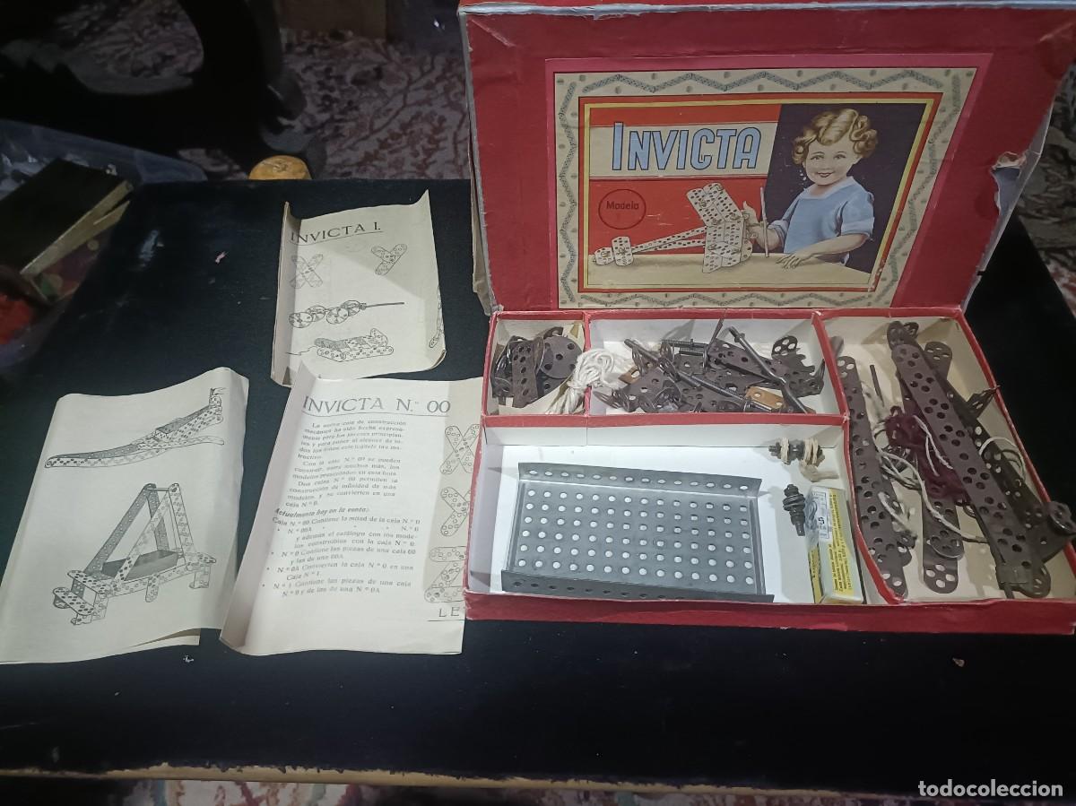 Juegos construcci&oacute;n - Meccano: Antiguo Mecano invicta modelo uno - Foto 1