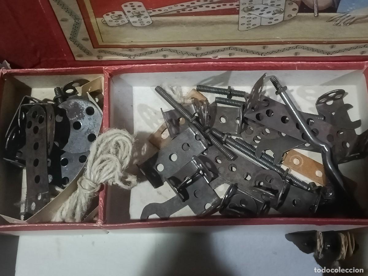 Juegos construcci&oacute;n - Meccano: Antiguo Mecano invicta modelo uno - Foto 3