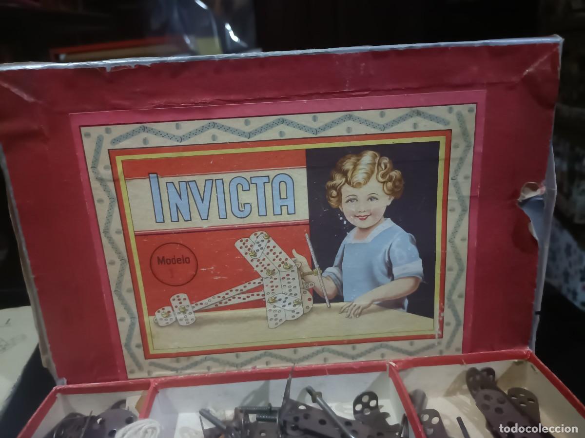 Juegos construcci&oacute;n - Meccano: Antiguo Mecano invicta modelo uno - Foto 5