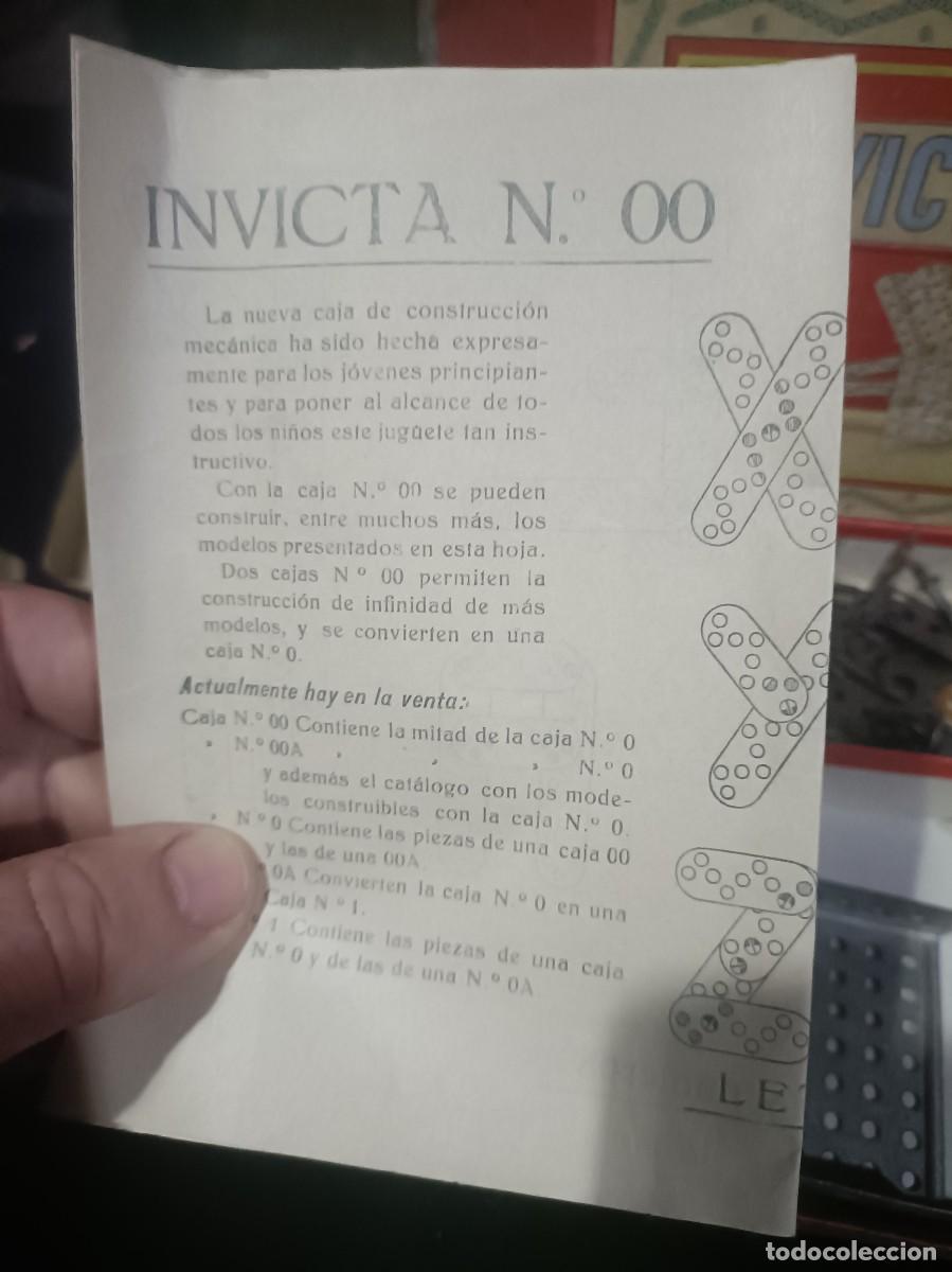 Juegos construcci&oacute;n - Meccano: Antiguo Mecano invicta modelo uno - Foto 6
