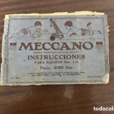 Juegos construcción - Meccano: MANUAL MECCANO 1-3