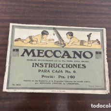 Juegos construcción - Meccano: MANUAL MECCANO CAJA 0