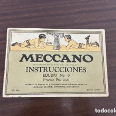 Juegos construcción - Meccano: MANUAL MECCANO EQUIPO 0