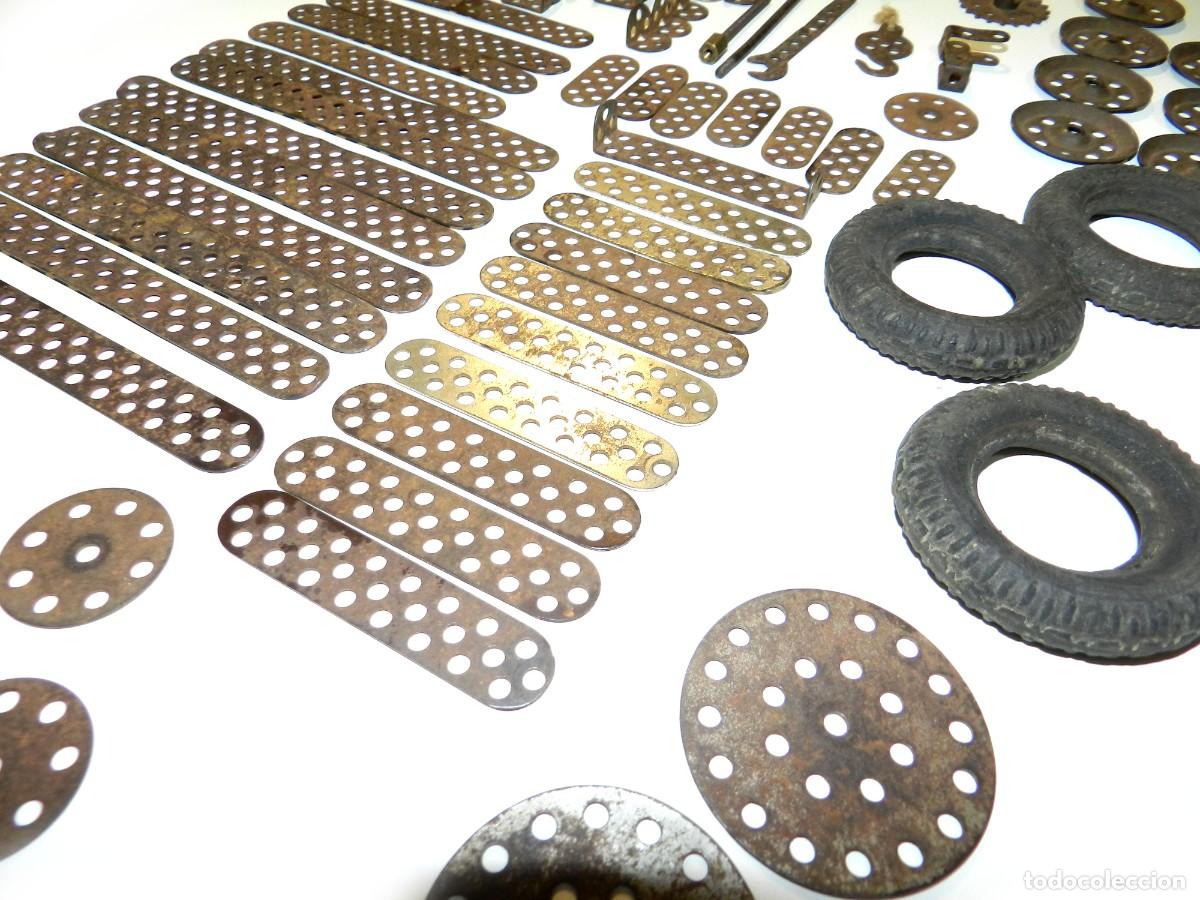 Juegos construcci&oacute;n - Meccano: Lote piezas meccano trix. - Foto 3