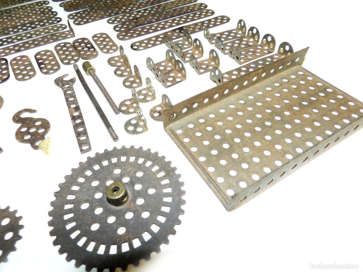 Juegos construcci&oacute;n - Meccano: Lote piezas meccano trix. - Foto 4