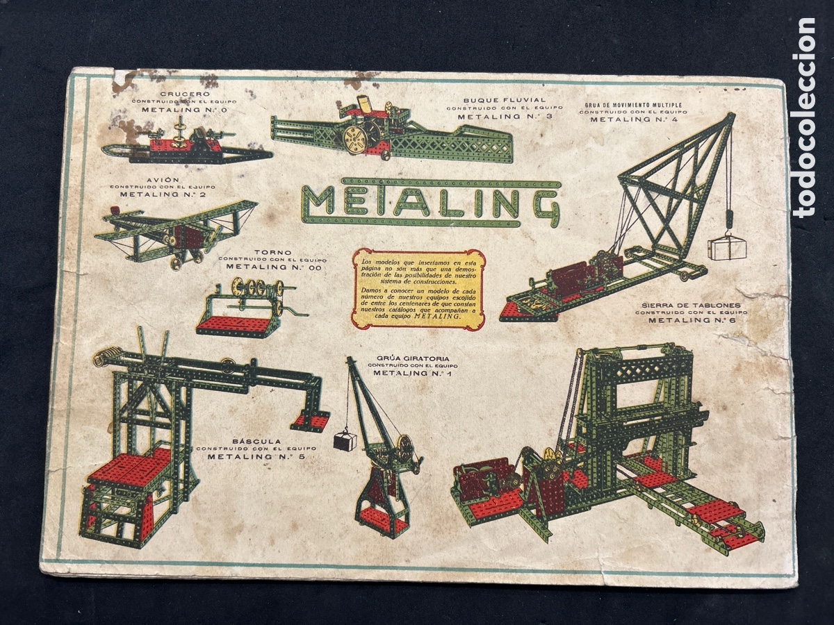 Juegos construcci&oacute;n - Meccano: Cat&aacute;logo Metaling n&uacute;mero 00 y 0 - Foto 3