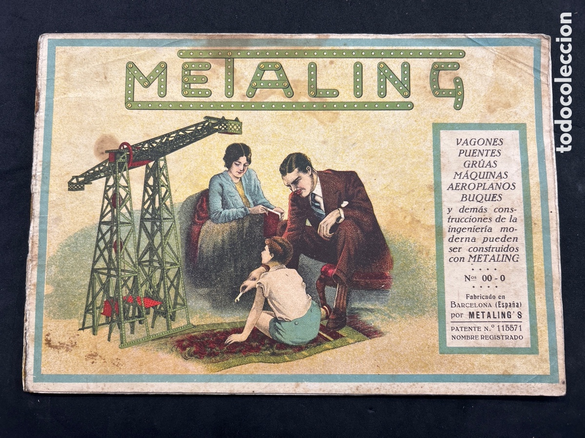 Juegos construcci&oacute;n - Meccano: Cat&aacute;logo Metaling n&uacute;mero 00 y 0 - Foto 1