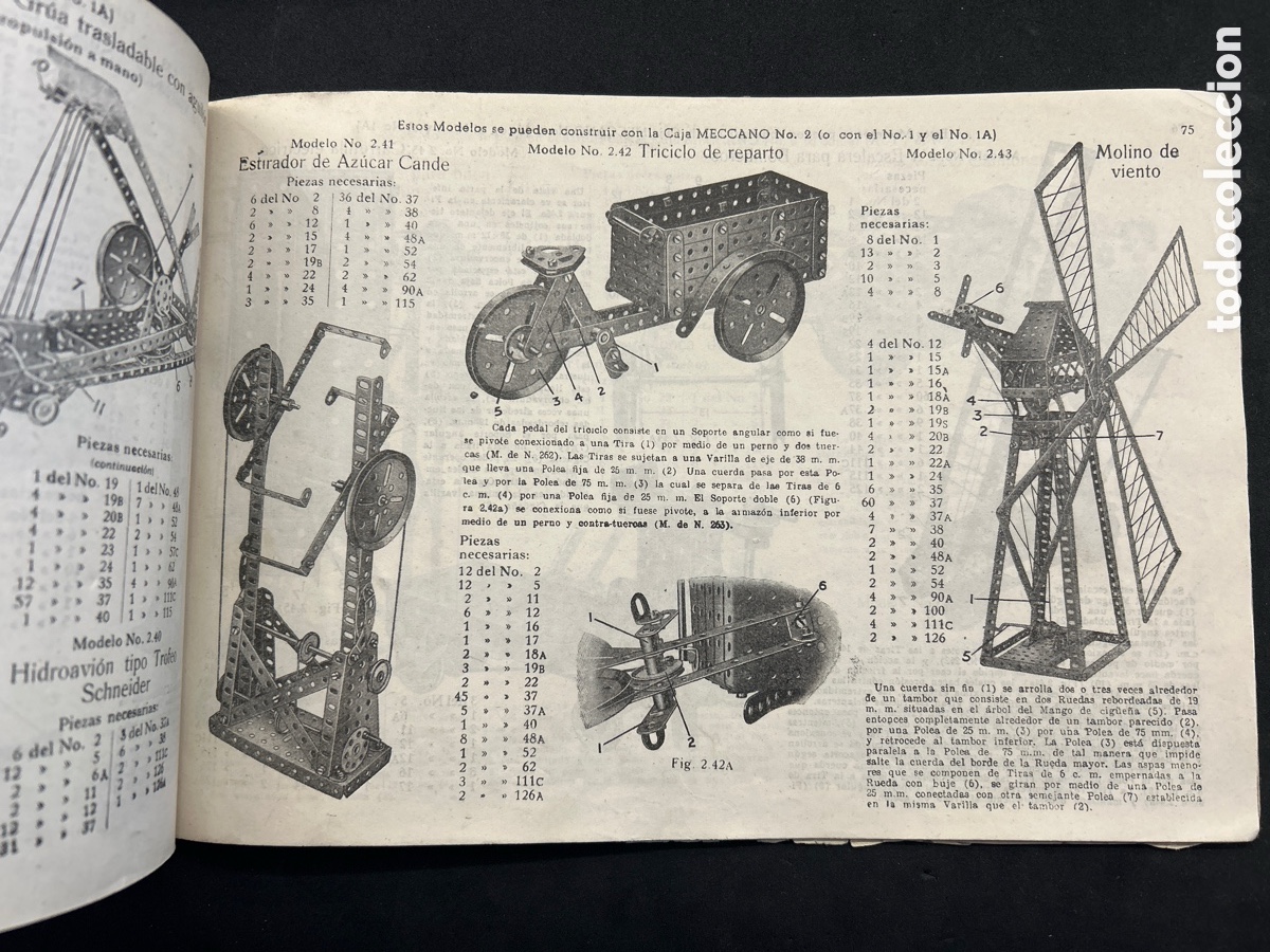 Juegos construcci&oacute;n - Meccano: Cat&aacute;logo Meccano n&uacute;mero de 0 a 3 - Foto 2