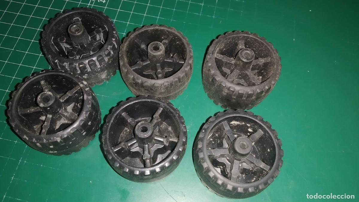 Juegos construcci&oacute;n - Meccano: Meccano. Lote 6 Ruedas - Foto 6